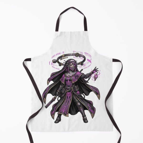 Item preview, Cyber Gothic Priestess Mecha Anime Nun Dark Techwear Aesthetic designed and sold by mood-draftsman.