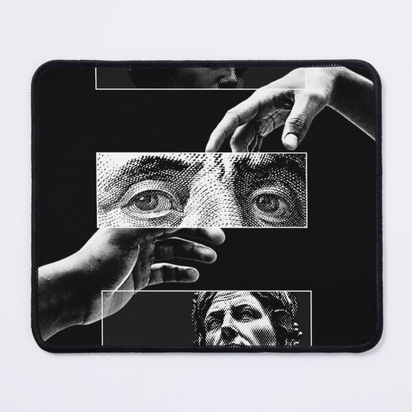Item preview, Renaissance Statue Halftone Creation of Adam Aesthetic designed and sold by iconiicc.