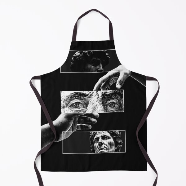 Item preview, Renaissance Statue Halftone Creation of Adam Aesthetic designed and sold by iconiicc.