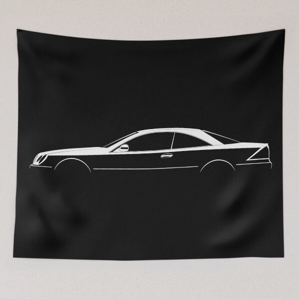 Item preview, CL-Class (C215) (White) designed and sold by Car Silhouettes.