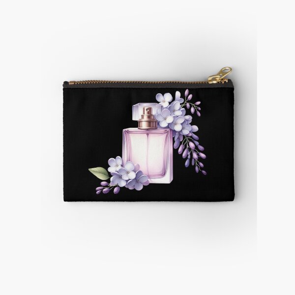 Item preview, Perfume Bottle with Lilac Flowers designed and sold by virdeiz.