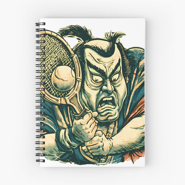 Item preview, Samurai Tennis Player Ukiyo-e designed and sold by Structure-Blue.