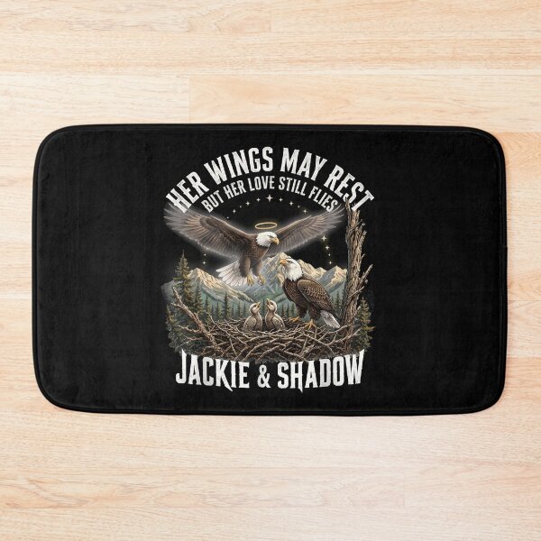 Item preview, Jackie Shadow Bald Eagle Family Memorial Tribute designed and sold by hemagamo.