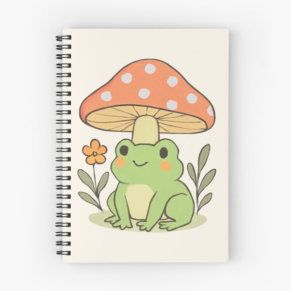 Item preview, Cute Cottagecore Frog Under Mushroom Vintage Aesthetic designed and sold by KeySeen.