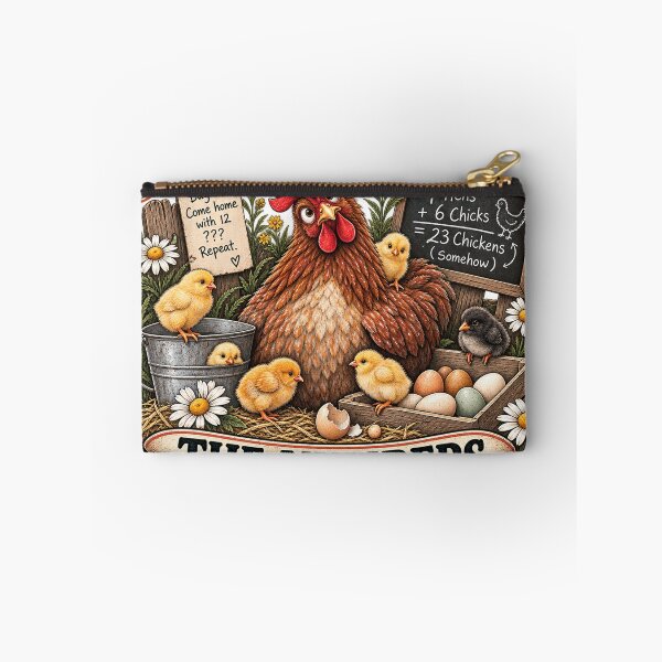 Item preview, Chicken Math – The Numbers Never Add Up | Funny Chicken Keeper & Backyard Flock Design designed and sold by InkBarn.