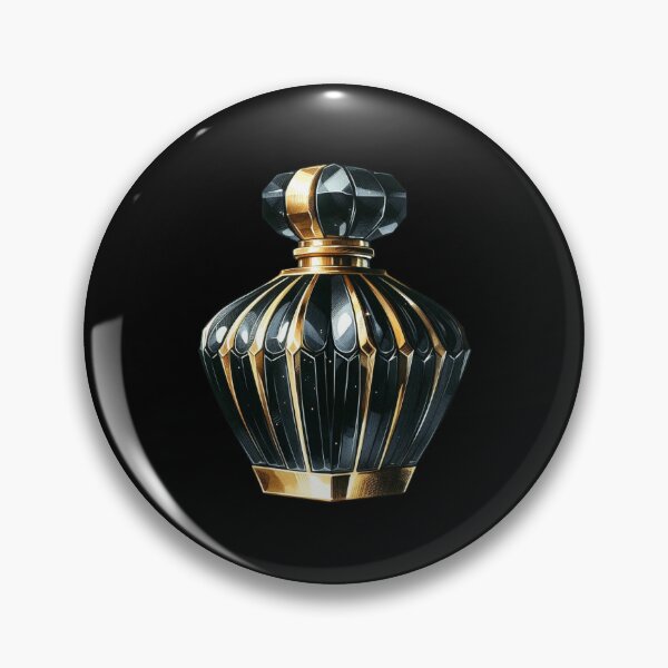 Item preview, Elegant Black and Gold Perfume Bottle designed and sold by virdeiz.