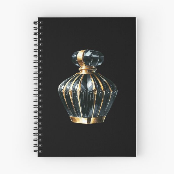 Item preview, Elegant Black and Gold Perfume Bottle designed and sold by virdeiz.