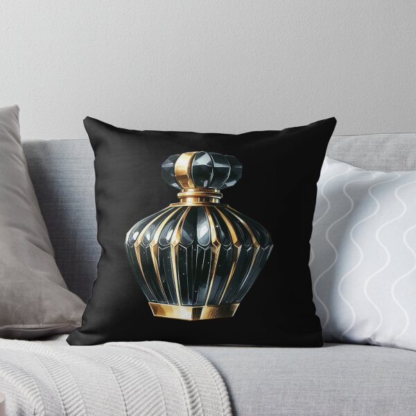 Item preview, Elegant Black and Gold Perfume Bottle designed and sold by virdeiz.
