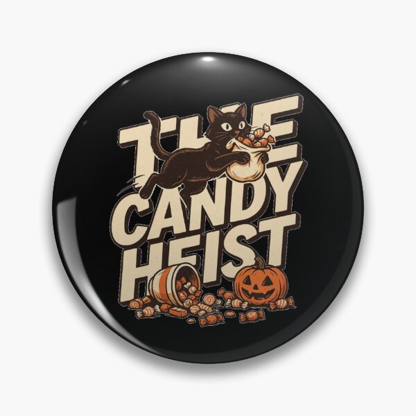Item preview, Halloween Cat - The Candy Heist designed and sold by No Excuses Supply.