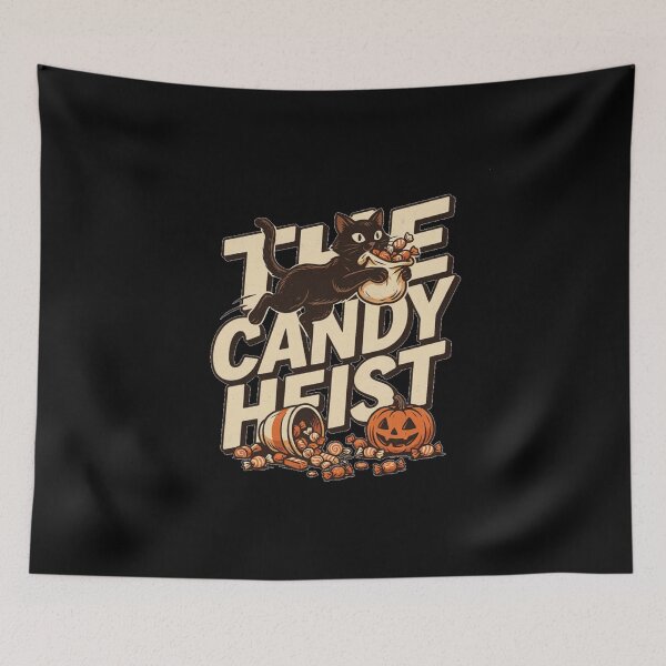 Item preview, Halloween Cat - The Candy Heist designed and sold by No Excuses Supply.