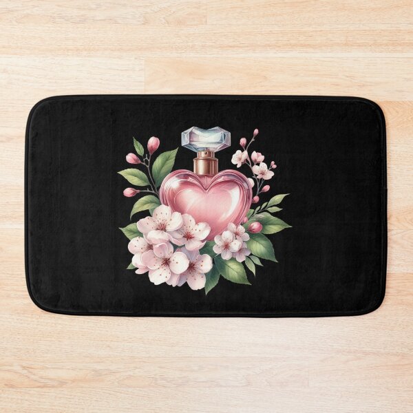 Item preview, Heart-Shaped Perfume Bottle with Blossoms designed and sold by virdeiz.