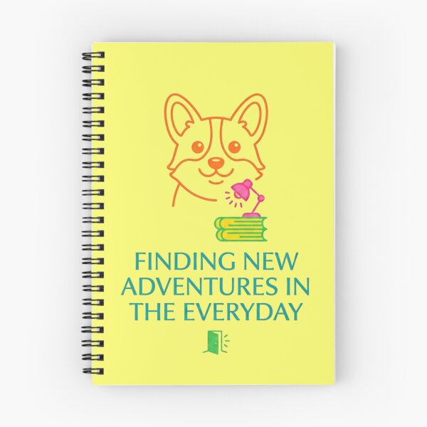 Item preview, Minimalist Corgi "Finding New Adventures" Line Art designed and sold by KiwiArt 2020.