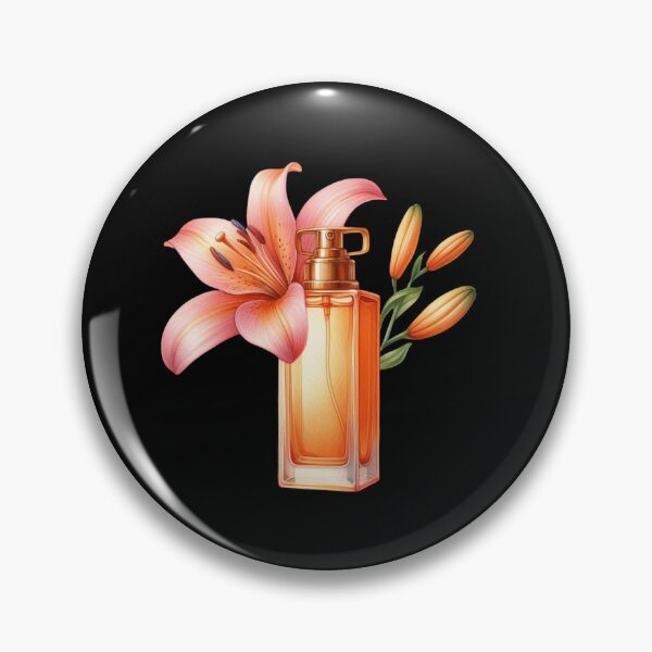 Item preview, Perfume Bottle with Lily Flower designed and sold by virdeiz.