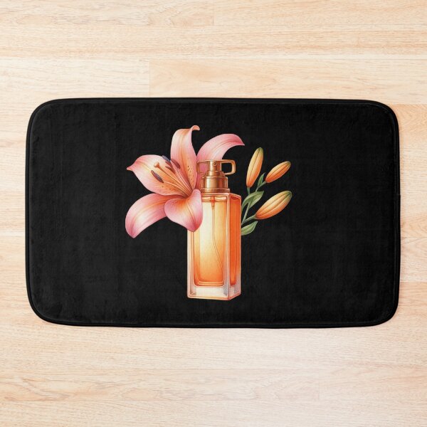 Item preview, Perfume Bottle with Lily Flower designed and sold by virdeiz.