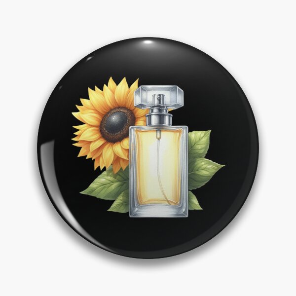 Item preview, Girasol y frasco de perfume designed and sold by virdeiz.