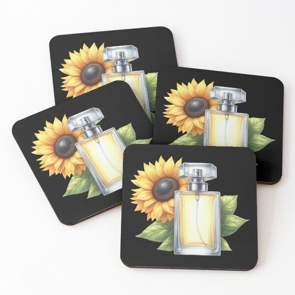 Item preview, Sunflower and Perfume Bottle designed and sold by virdeiz.