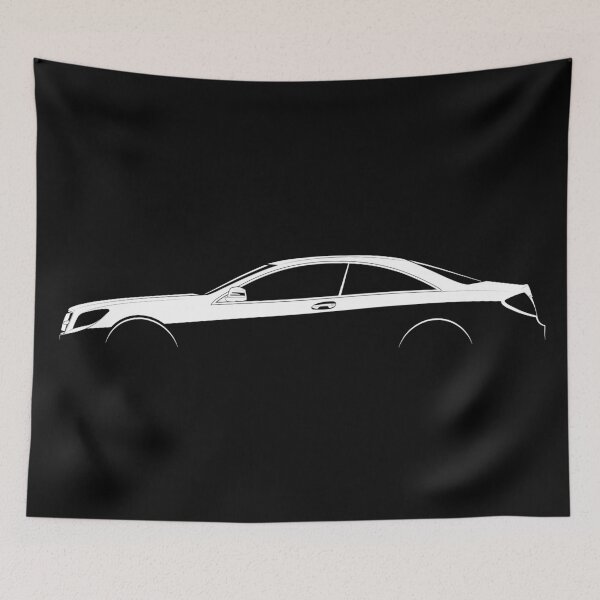 Item preview, CL-Class (C216) (White) designed and sold by Car Silhouettes.