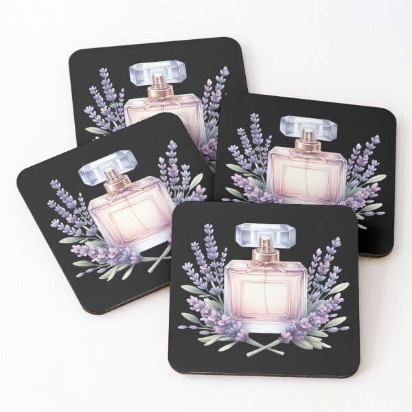 Item preview, Elegant Perfume Bottle with Lavender designed and sold by virdeiz.
