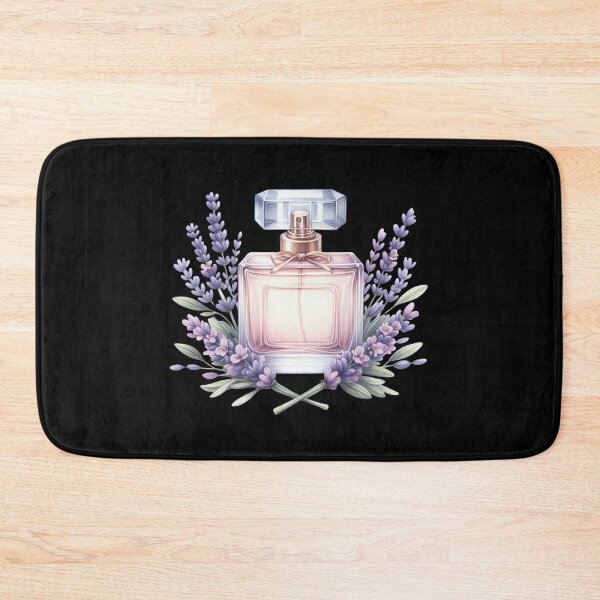 Item preview, Elegant Perfume Bottle with Lavender designed and sold by virdeiz.