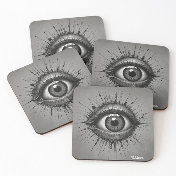Item preview, Abstract Line Art Eye designed and sold by Creepy Princess Creations.