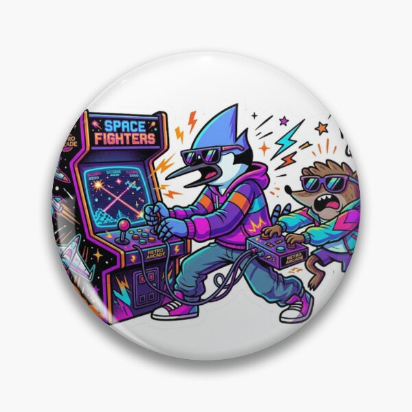 Item preview, Mordecai and Rigby Arcade - Urban Style designed and sold by conamor-bymel.