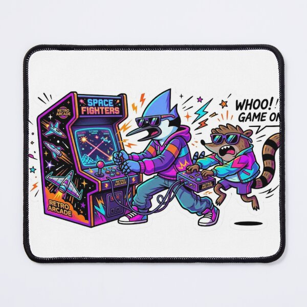 Item preview, Mordecai and Rigby Arcade - Urban Style designed and sold by conamor-bymel.
