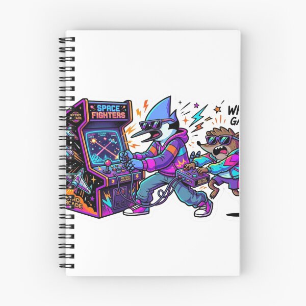 Item preview, Mordecai and Rigby Arcade - Urban Style designed and sold by conamor-bymel.