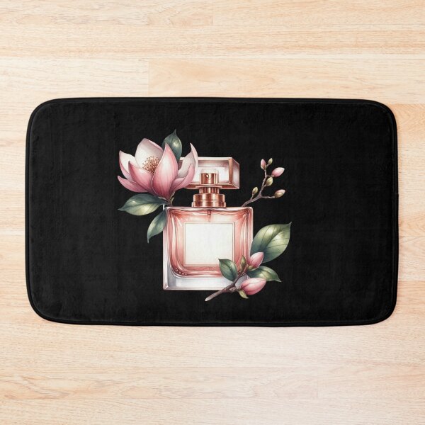 Item preview, Elegant Perfume Bottle with Flowers designed and sold by virdeiz.
