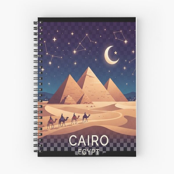 Item preview, Cairo Egypt Vintage Minimal Retro Travel  at designed and sold by catrizmorkess.