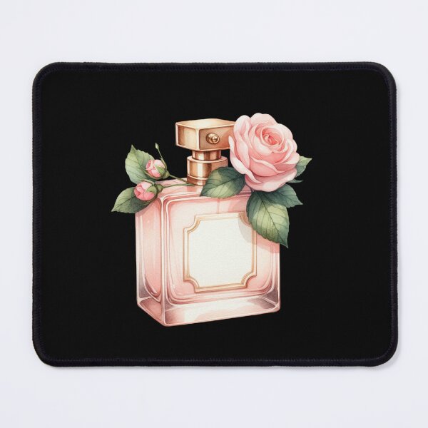 Item preview, Elegant Perfume Bottle with Rose designed and sold by virdeiz.