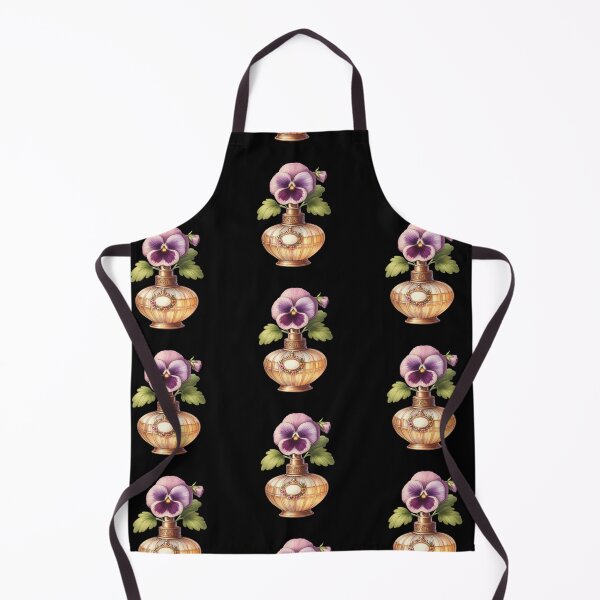Item preview, Vintage Perfume Bottle with Pansy designed and sold by virdeiz.