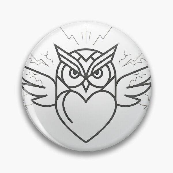 Item preview, Minimalist Electric Owl Line Art | Mystical Wisdom Bird Graphic T-Shirt Design designed and sold by ASN STUDIO.