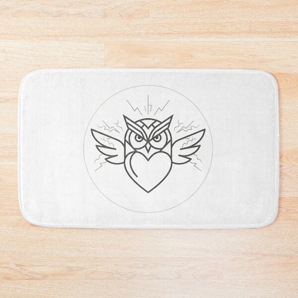 Item preview, Minimalist Electric Owl Line Art | Mystical Wisdom Bird Graphic T-Shirt Design designed and sold by ASN STUDIO.