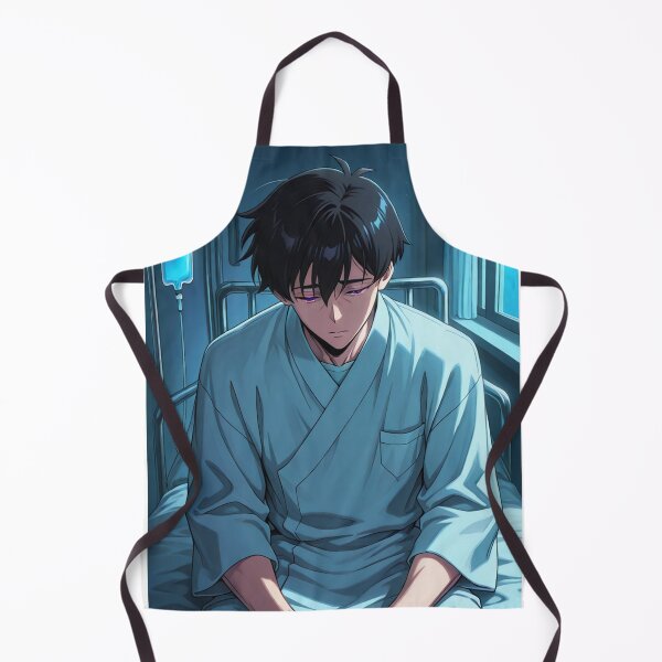 Item preview, Art - Solitary Patient, Manga-style Hospital Scene designed and sold by AnimeShin.