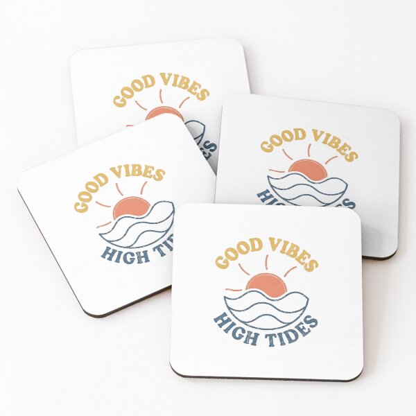 Item preview, Good Vibes High Tides Retro Beach Wave Classic T-Shirt | Vintage 70s Sunset Coastal Ocean Aesthetic Gift designed and sold by ASN STUDIO.