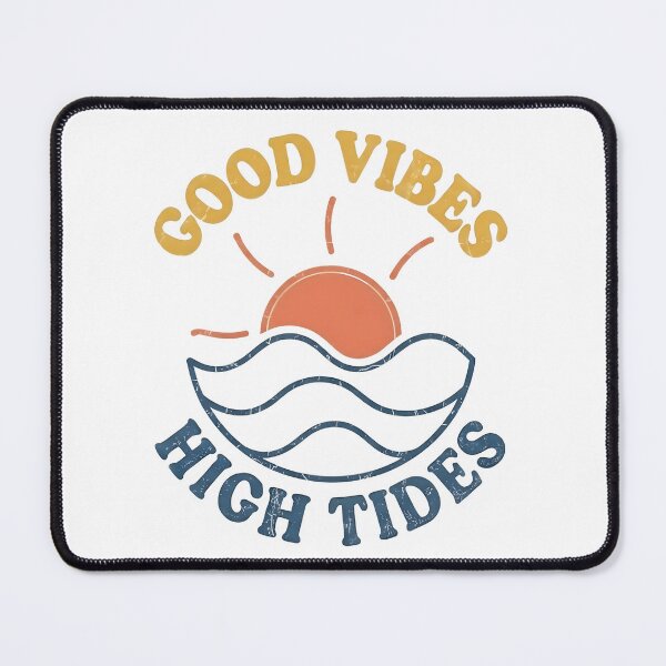 Item preview, Good Vibes High Tides Retro Beach Wave Classic T-Shirt | Vintage 70s Sunset Coastal Ocean Aesthetic Gift designed and sold by ASN STUDIO.