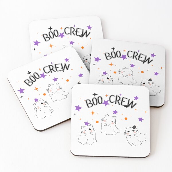 Item preview, Cute Kitty Ghosts, Boo Crew designed and sold by CursedButCute1.