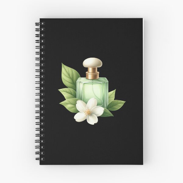 Item preview, Perfume Bottle with Floral Elements designed and sold by virdeiz.