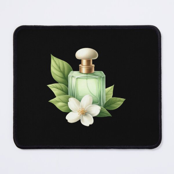 Item preview, Perfume Bottle with Floral Elements designed and sold by virdeiz.