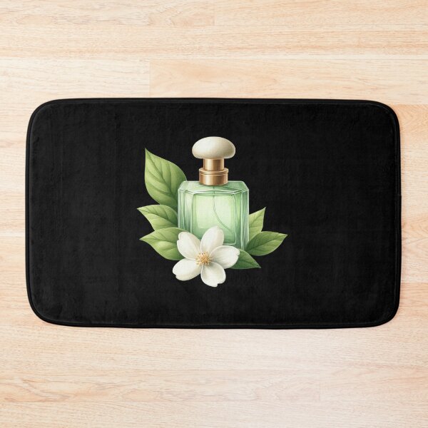 Item preview, Perfume Bottle with Floral Elements designed and sold by virdeiz.