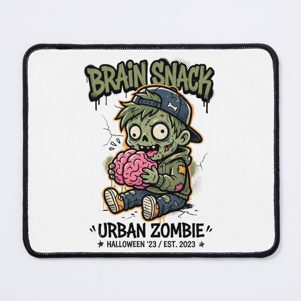 Item preview, Brain Snack Urban Zombie Streetwear Halloween Design Tee designed and sold by DarylWelsh2024.
