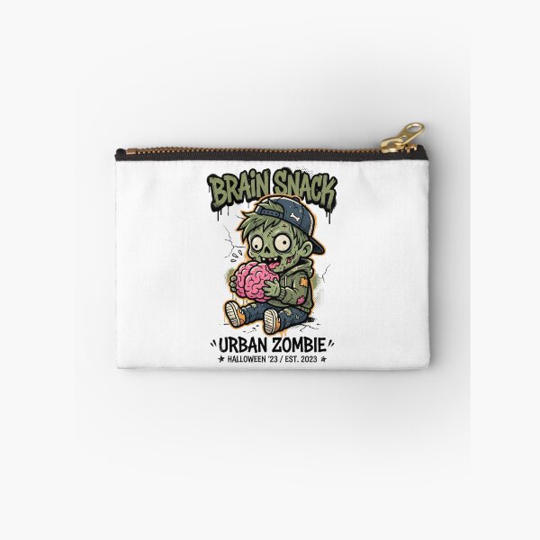 Item preview, Brain Snack Urban Zombie Streetwear Halloween Design Tee designed and sold by DarylWelsh2024.