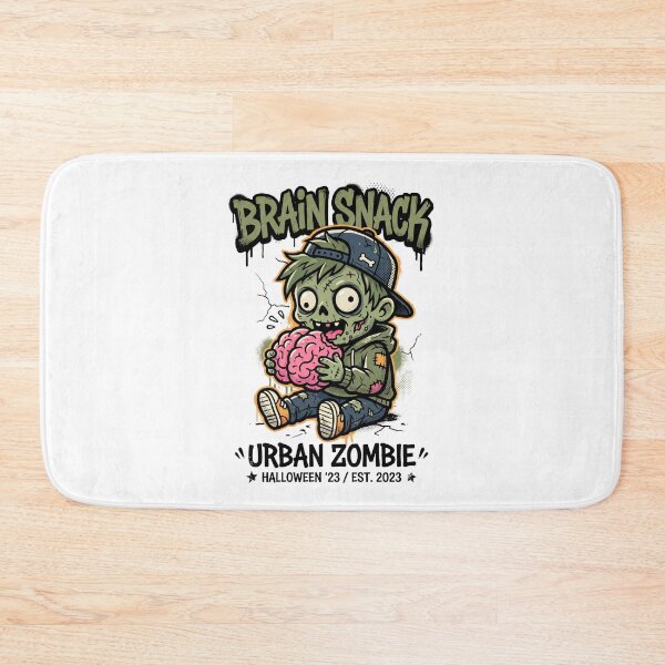 Item preview, Brain Snack Urban Zombie Streetwear Halloween Design Tee designed and sold by DarylWelsh2024.
