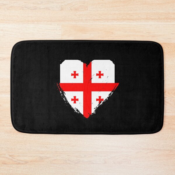 Item preview, Distressed Georgia Flag Heart GE designed and sold by shitpostee.