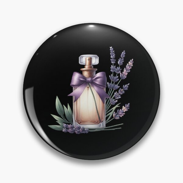 Item preview, Elegant Perfume Bottle with Lavender designed and sold by virdeiz.