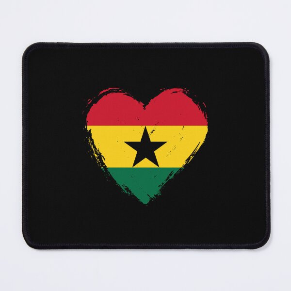 Item preview, Distressed Ghana Flag Heart GH designed and sold by shitpostee.