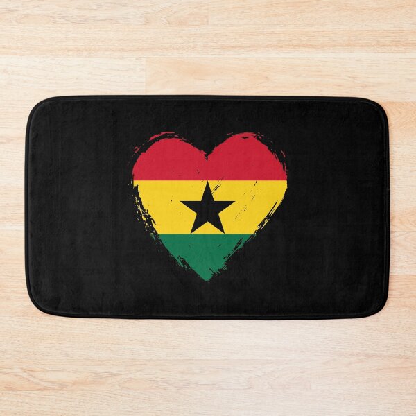 Item preview, Distressed Ghana Flag Heart GH designed and sold by shitpostee.
