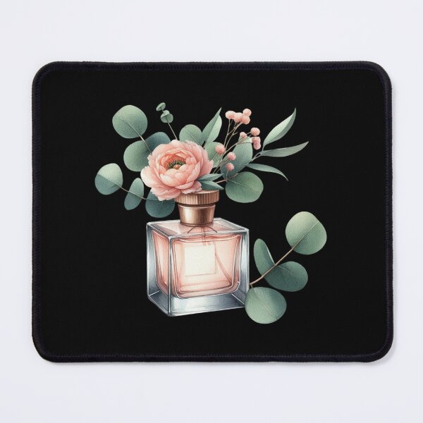 Item preview, Floral Decor in Perfume Bottle designed and sold by virdeiz.