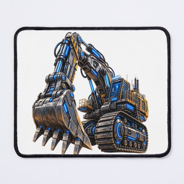 Item preview, Steel Excavator V5+ — Cybernetic Heavy Machinery | Futuristic Industrial Excavator designed and sold by SteelCoat Studio.