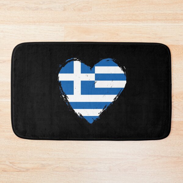 Item preview, Distressed Greece Flag Heart GR designed and sold by shitpostee.